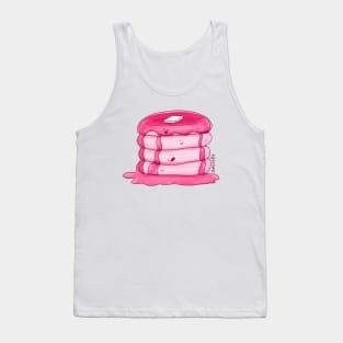 Stacks of pancake in PINK Tank Top